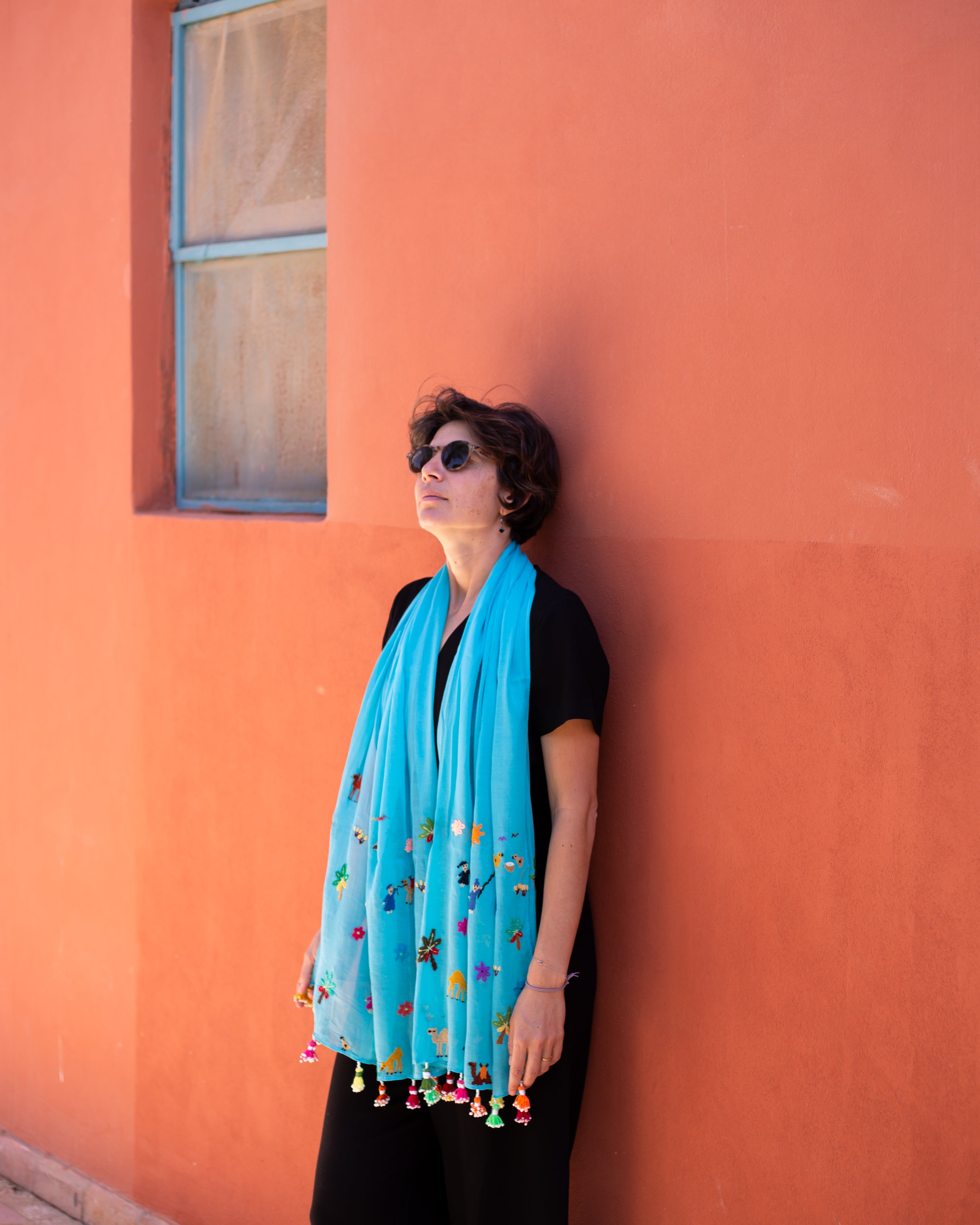 Samiha Cotton Shawl