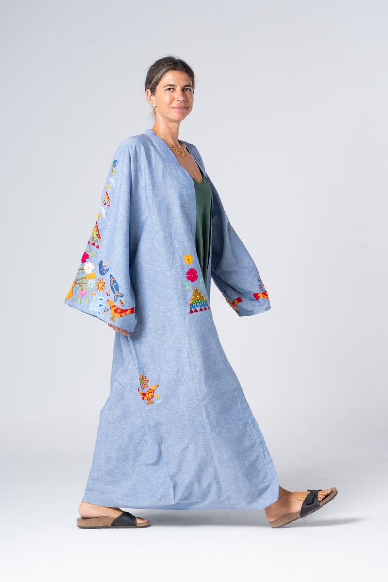 Limited Edition Asfoora Kaftan - Linen