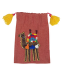 Beads Pouch Camel