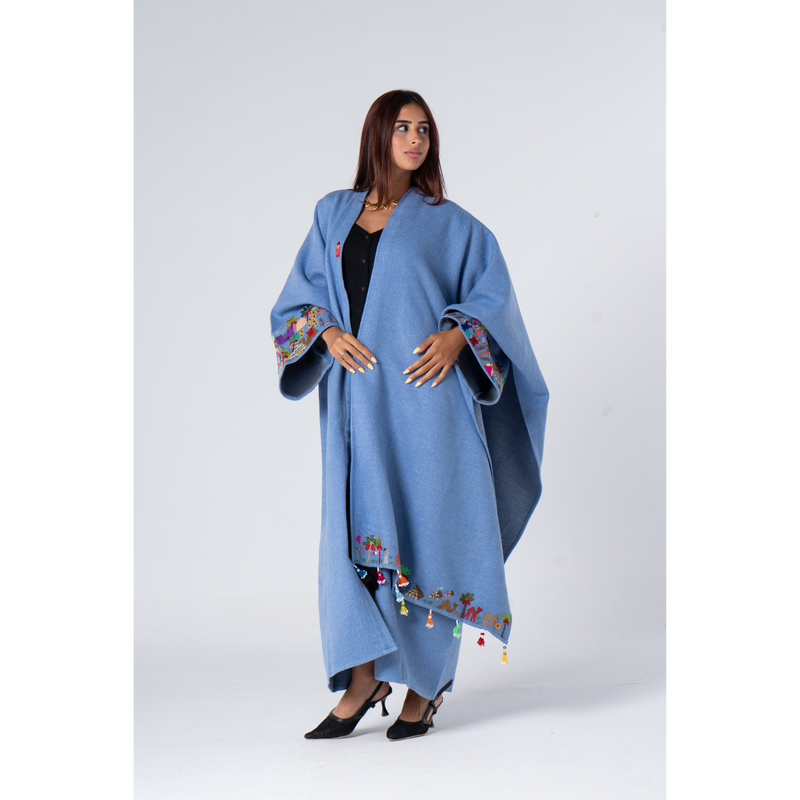 Matching Fellahy Kaftan and Classic Fellahy Shawl Castor