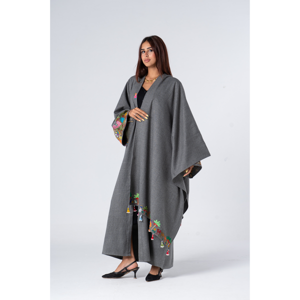 Matching Fellahy Kaftan and Classic Fellahy Shawl Wool