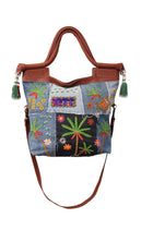 Patchwork Jeans Bag