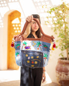 Patchwork Jeans Bag