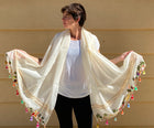 Classic Fellahy Shawl with Lace