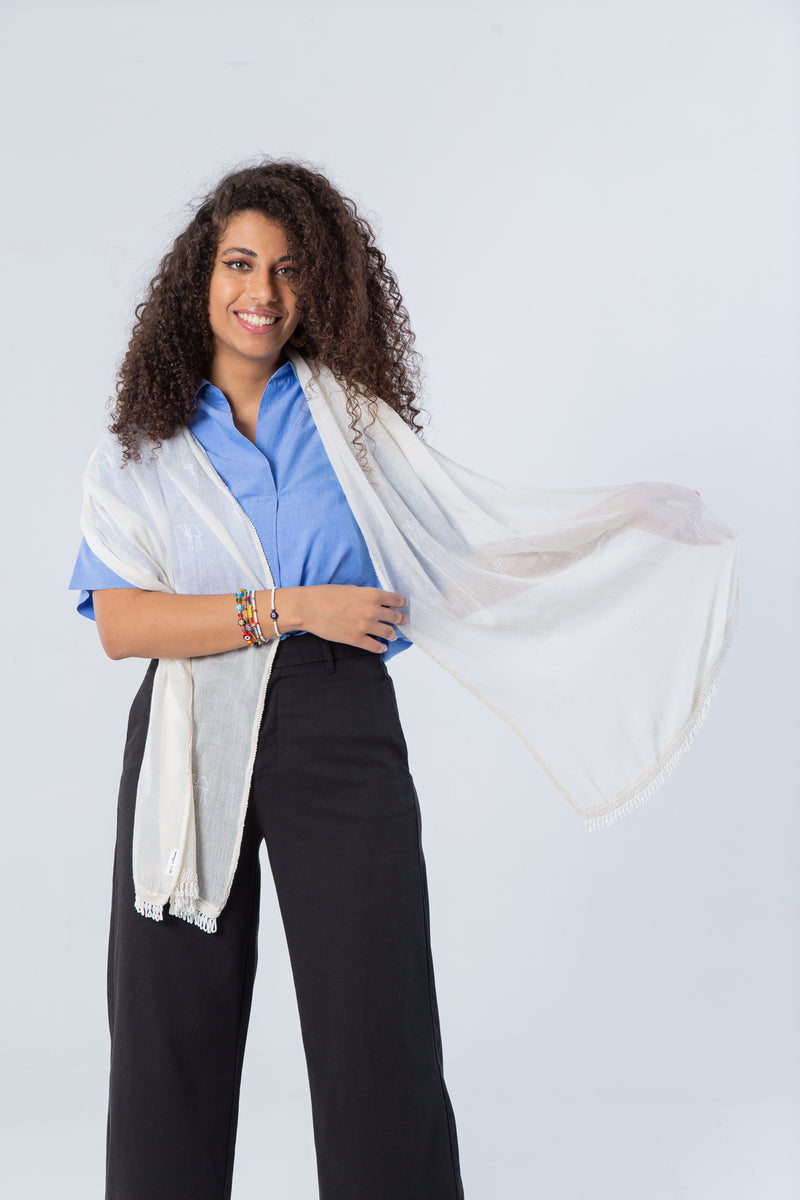 Salha Camel Scarf