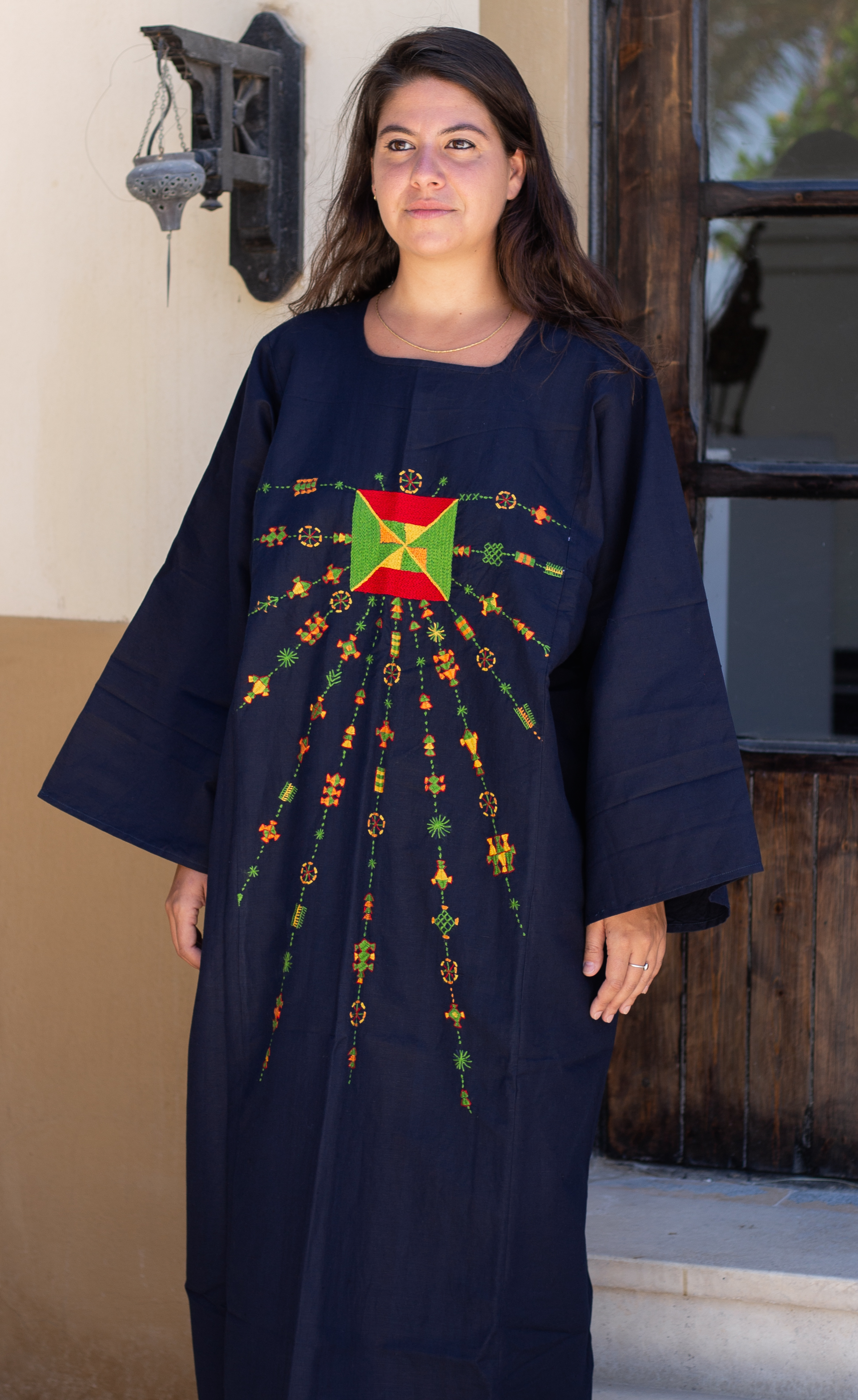 Light Siwa Sun Galabeya Linen